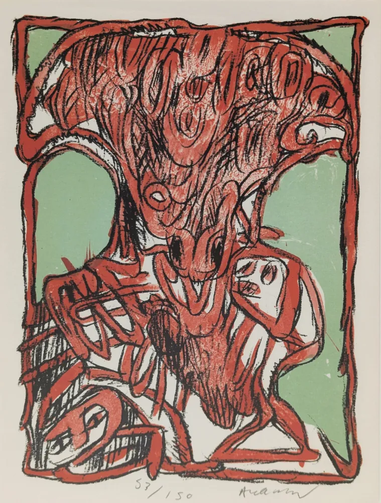 石版画 Alechinsky - Schismes 