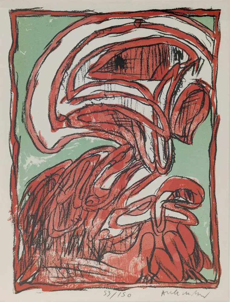 石版画 Alechinsky - Schismes