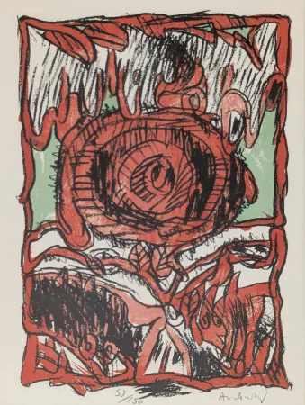 石版画 Alechinsky - Schismes