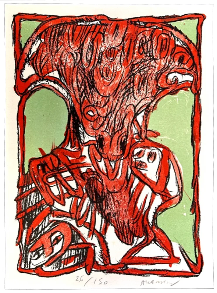 石版画 Alechinsky - Schismes 2