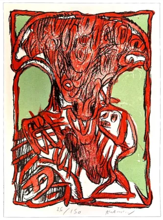 石版画 Alechinsky - Schismes 2