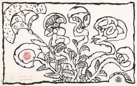 蚀刻飞尘法 Alechinsky - Sédentaires