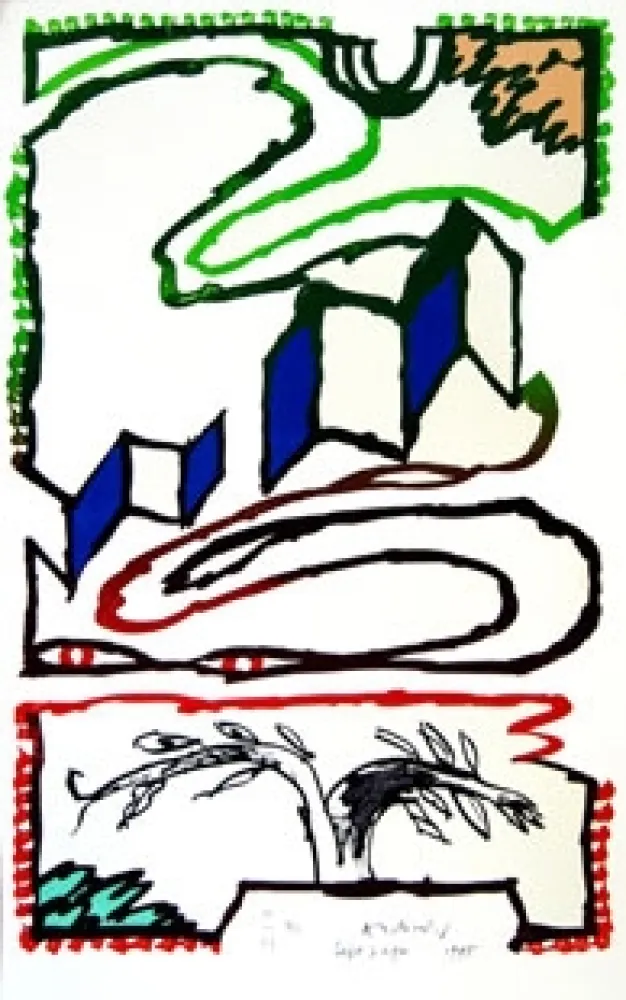 石版画 Alechinsky - Sept pages