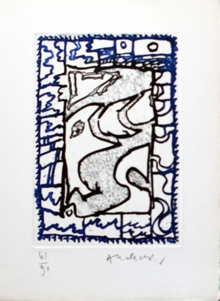 版画 Alechinsky - Séquence