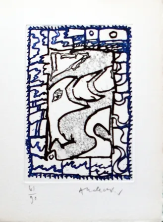 版画 Alechinsky - Séquence