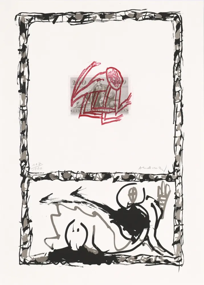 蚀刻版画 Alechinsky - Serpent 02