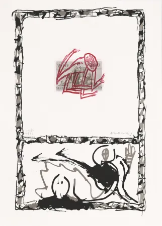蚀刻版画 Alechinsky - Serpent 02