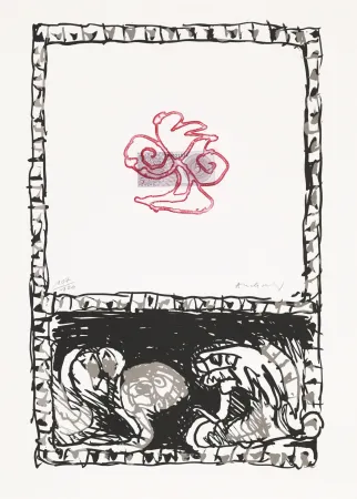 蚀刻版画 Alechinsky - Serpent 03