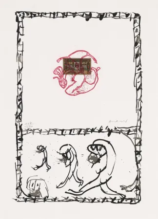 蚀刻版画 Alechinsky - Serpent 04