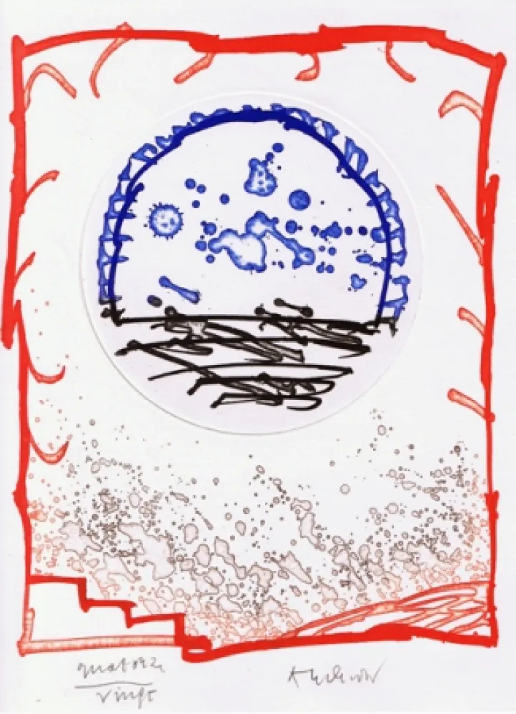 版画 Alechinsky - Sèvres