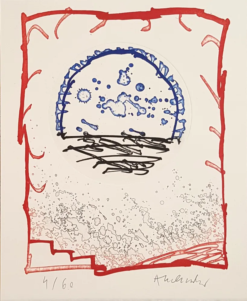 版画 Alechinsky - Sèvres