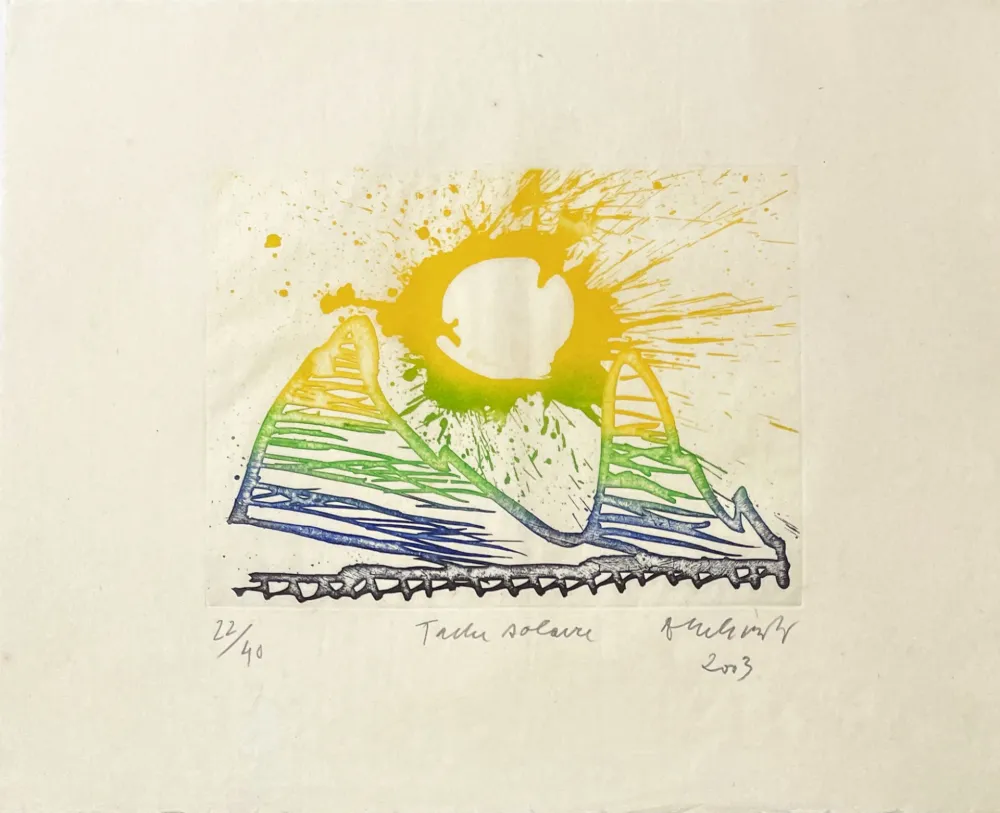 版画 Alechinsky - Tâche solaire