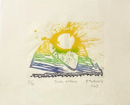 版画 Alechinsky - Tâche solaire