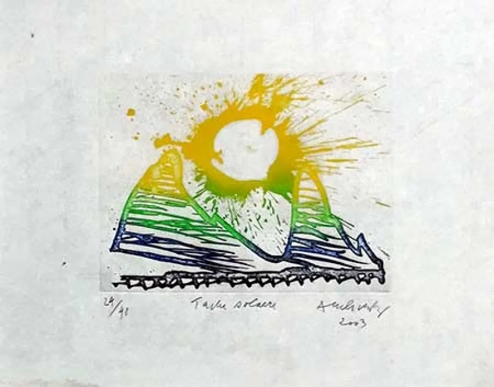 版画 Alechinsky - Tache solaire