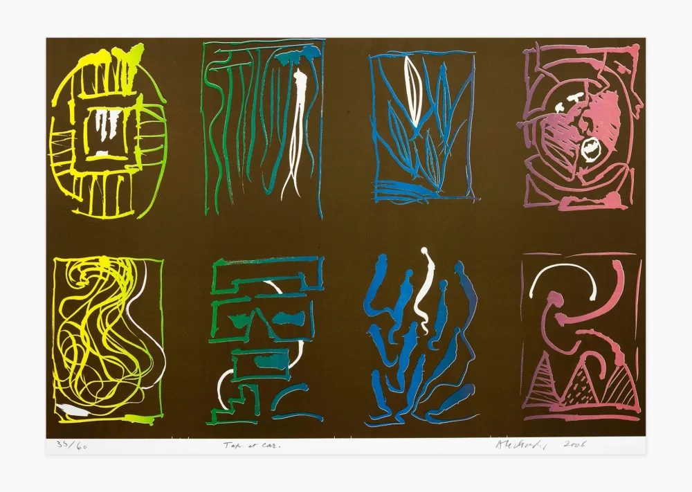 石版画 Alechinsky - Tap et car