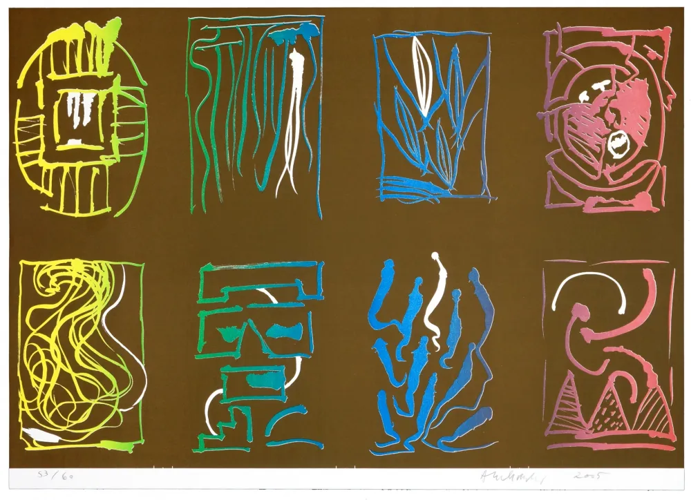 石版画 Alechinsky - Tapis et Caries