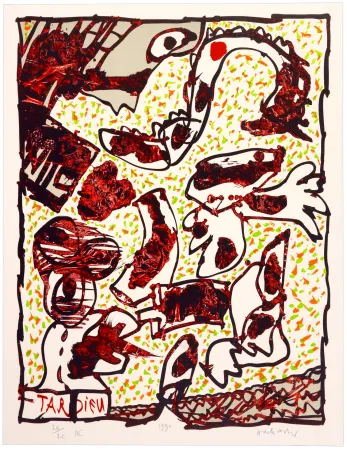 石版画 Alechinsky - Tardieu