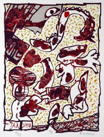 石版画 Alechinsky - Tardieu