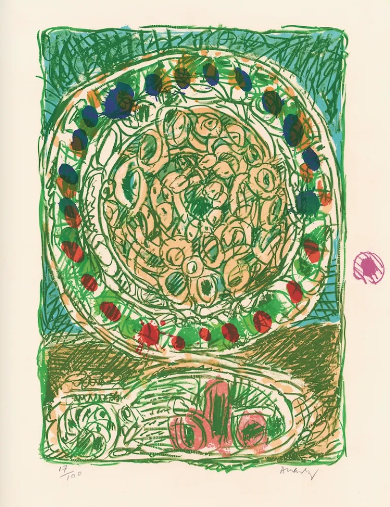 石版画 Alechinsky - Tarte al'jotte