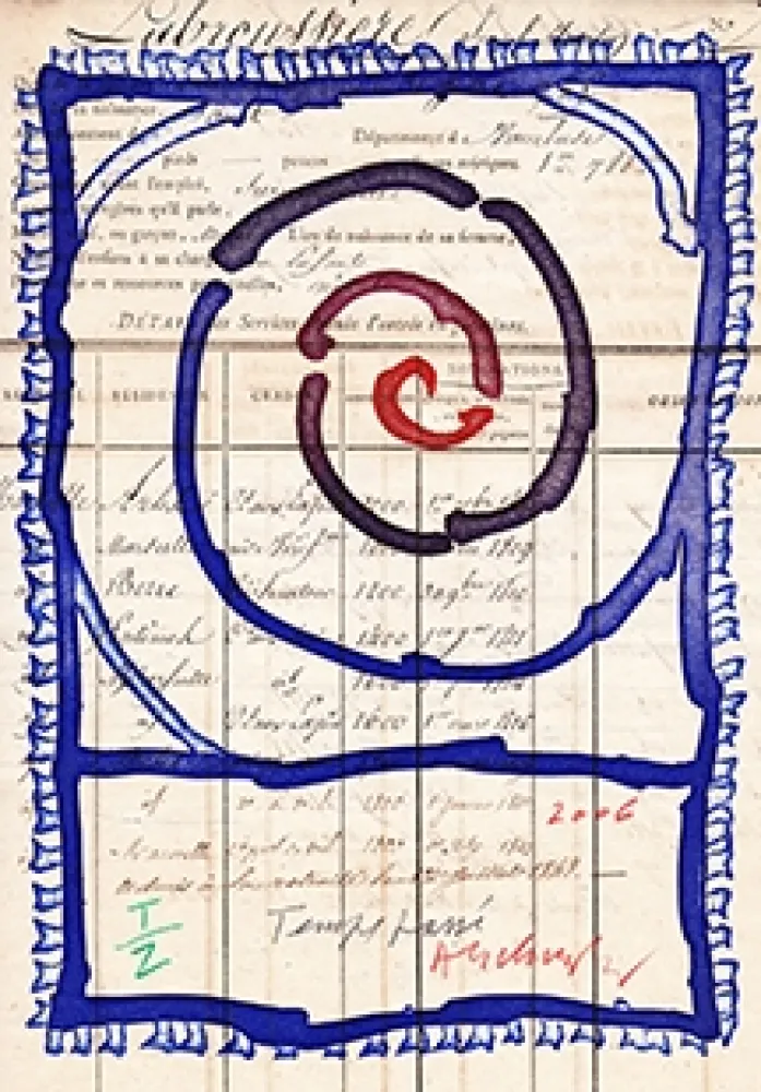 版画 Alechinsky - Temps passé