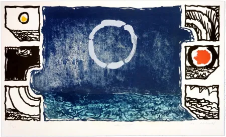 石版画 Alechinsky - Théâtre Pacifique