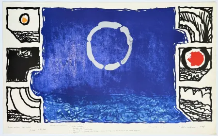 石版画 Alechinsky - Théatre pacifique