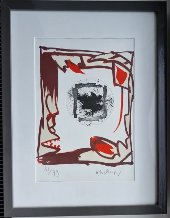 版画 Alechinsky - Tiens !