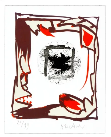 版画 Alechinsky - Tiens !