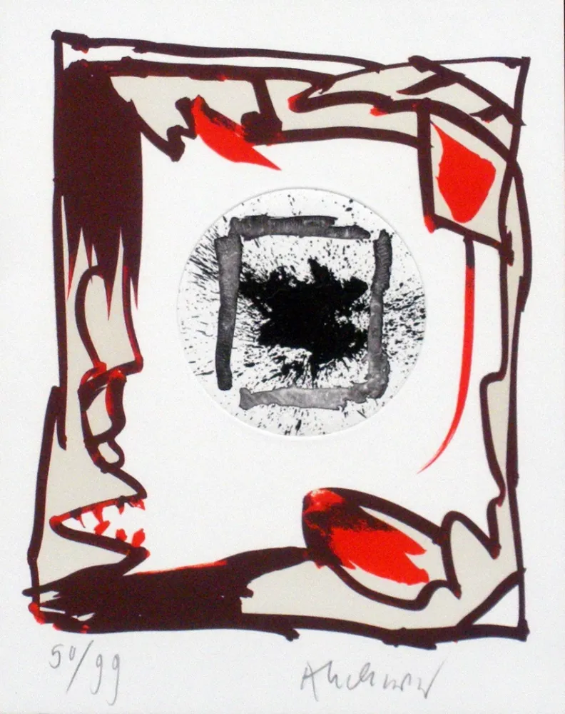 石版画 Alechinsky - Tiens 