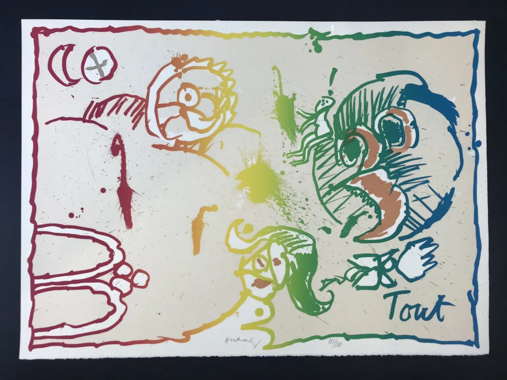 石版画 Alechinsky - Tout