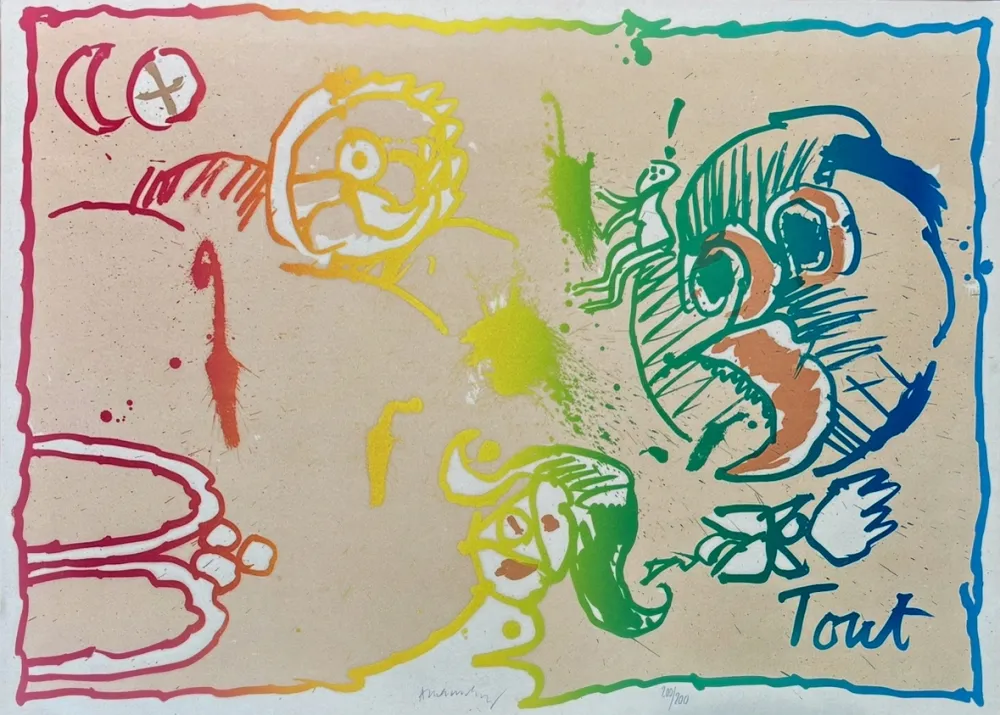 石版画 Alechinsky - Tout