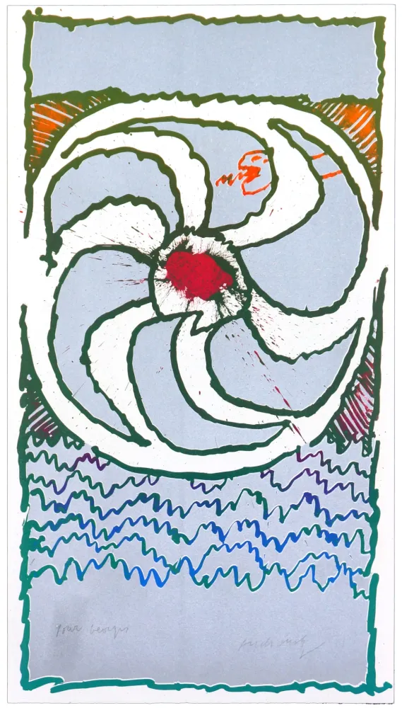 石版画 Alechinsky - Tout à trac