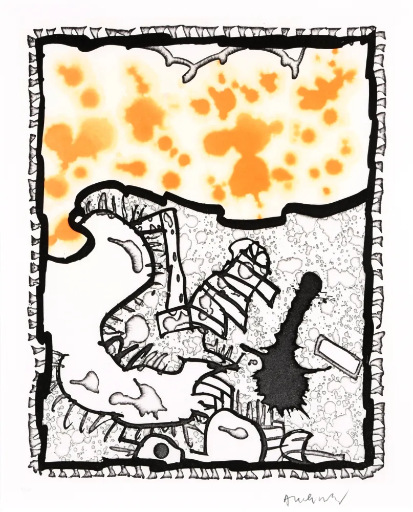 油毡版画 Alechinsky - Traité des excitants modernes 04