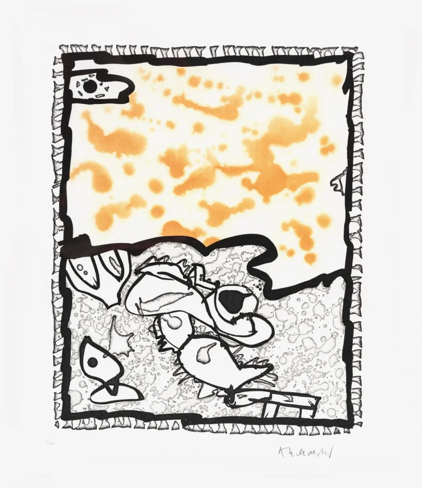 油毡版画 Alechinsky - Traité des excitants modernes 05