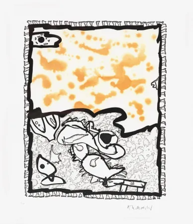 油毡版画 Alechinsky - Traité des excitants modernes 05