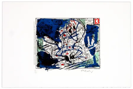 石版画 Alechinsky - Treizième arrondissement (Paris)