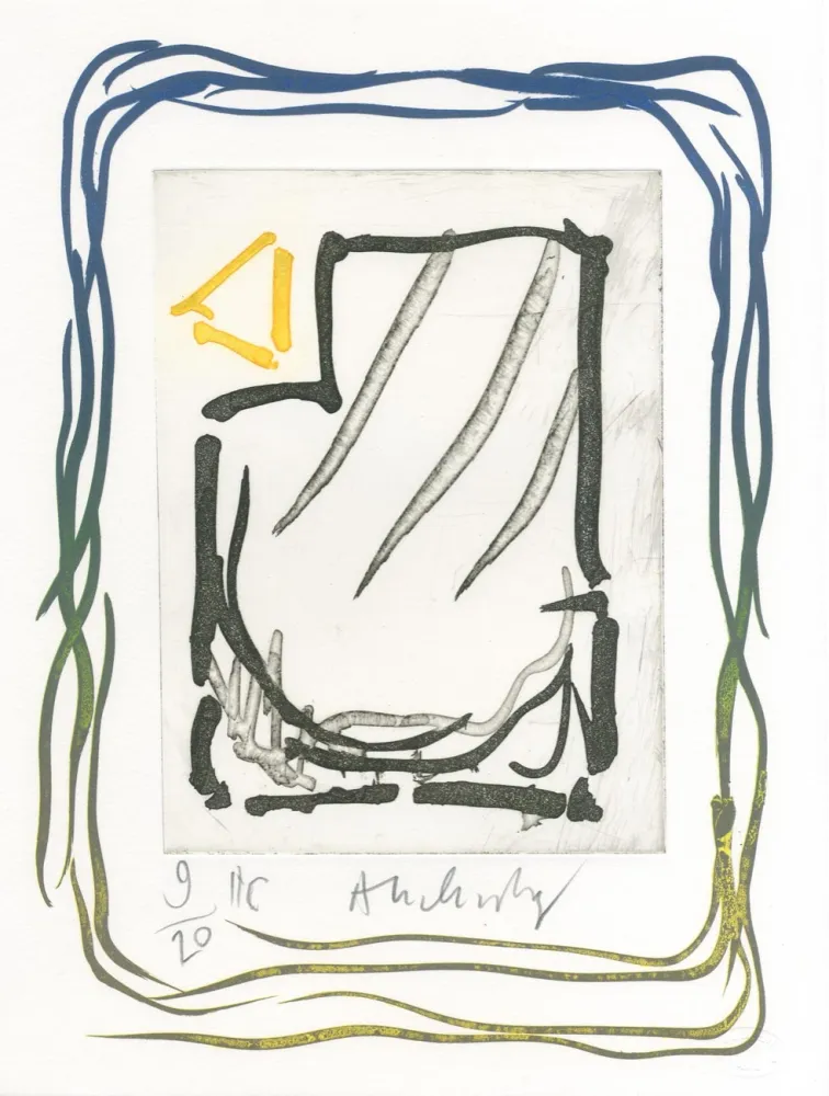 蚀刻版画 Alechinsky - Triade