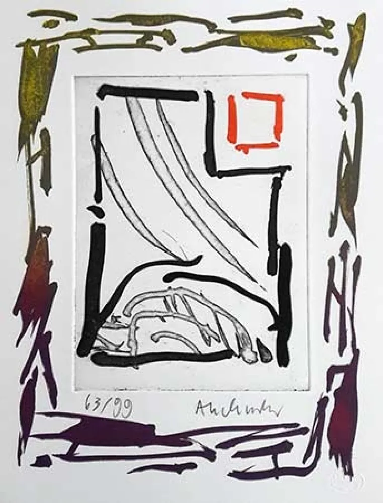 版画 Alechinsky - Triades