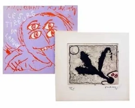 版画 Alechinsky - Trilingue