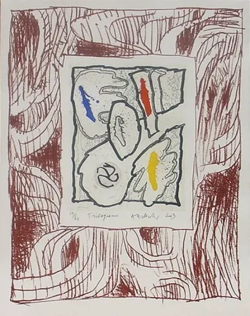 木刻 Alechinsky - Trilogisme