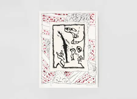 版画 Alechinsky - Troll