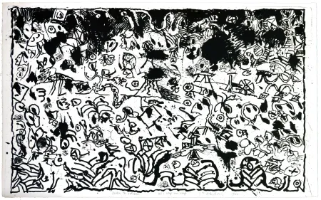 石版画 Alechinsky - Under the Volcano