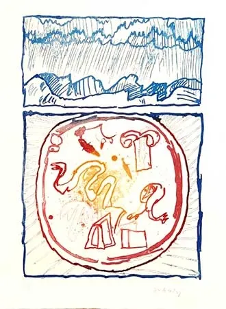 版画 Alechinsky - Underground