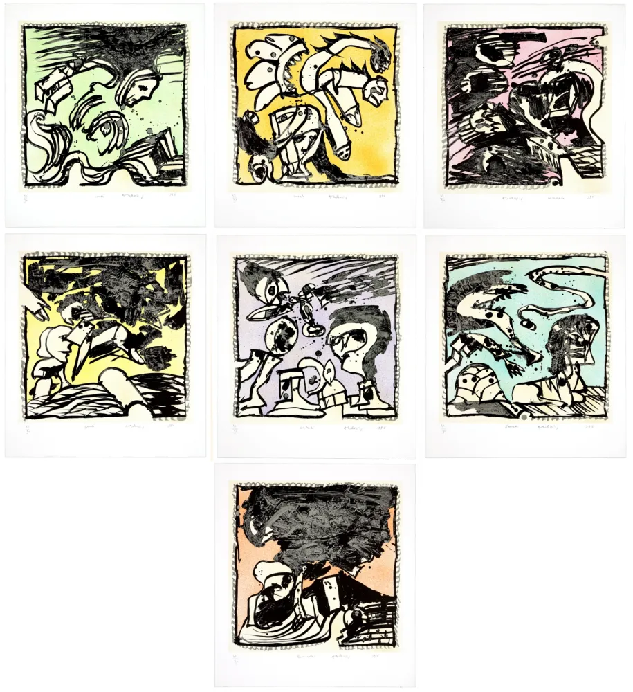 石版画 Alechinsky - Une bonne semaine