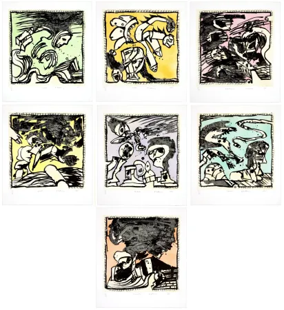 石版画 Alechinsky - Une bonne semaine