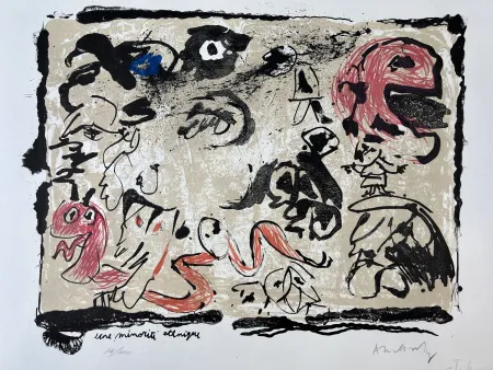 石版画 Alechinsky - Une minorité ethnique