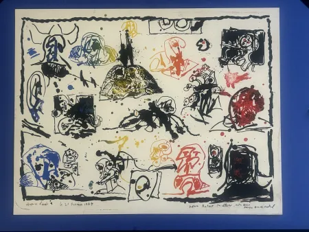 石版画 Alechinsky - Une pierre , deux passages 1967