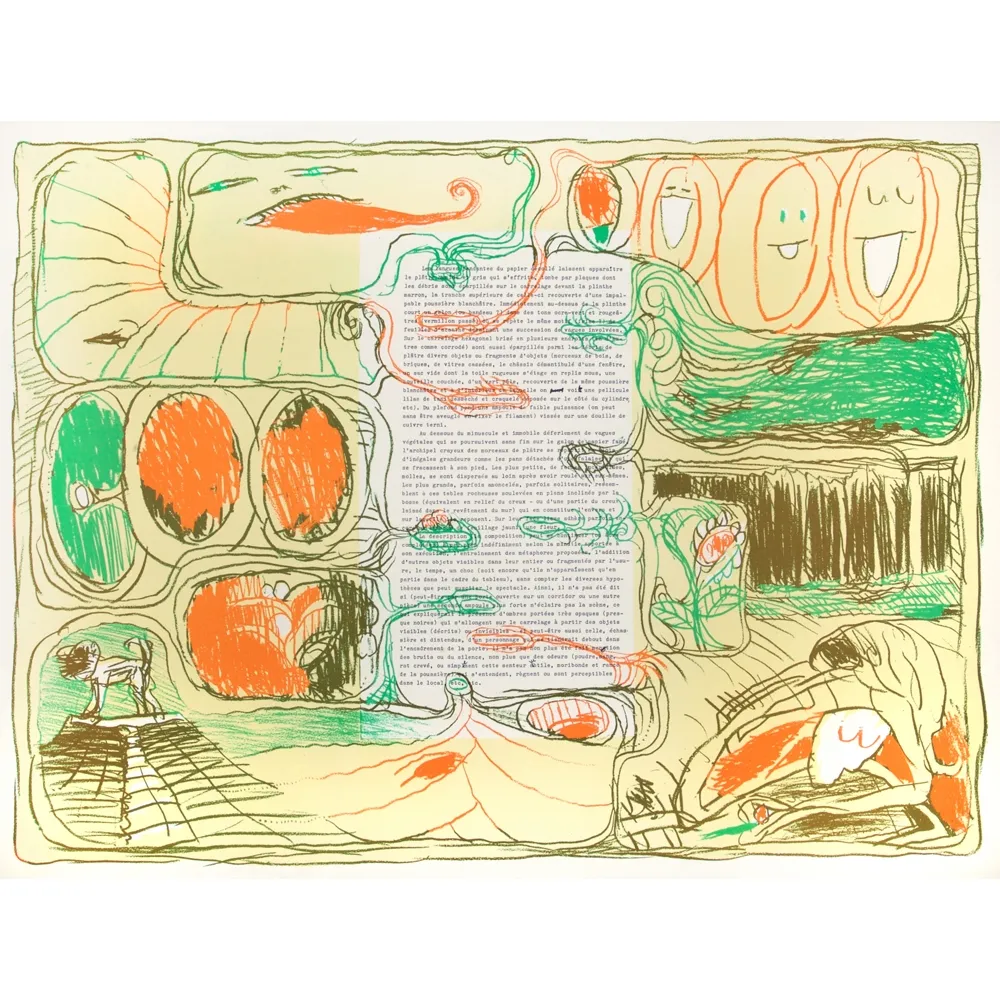 石版画 Alechinsky - Untitled