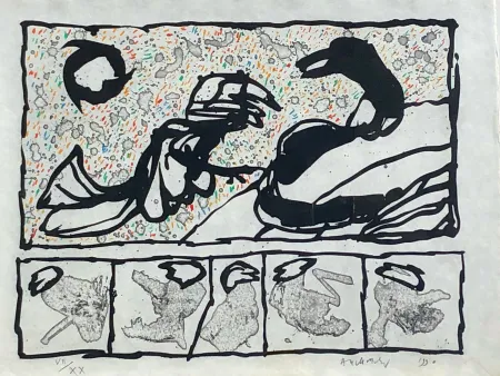 版画 Alechinsky - Untitled