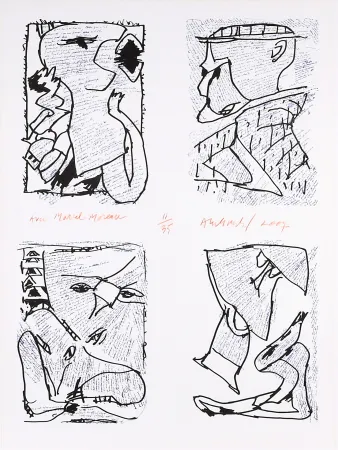 石版画 Alechinsky - Untitled 